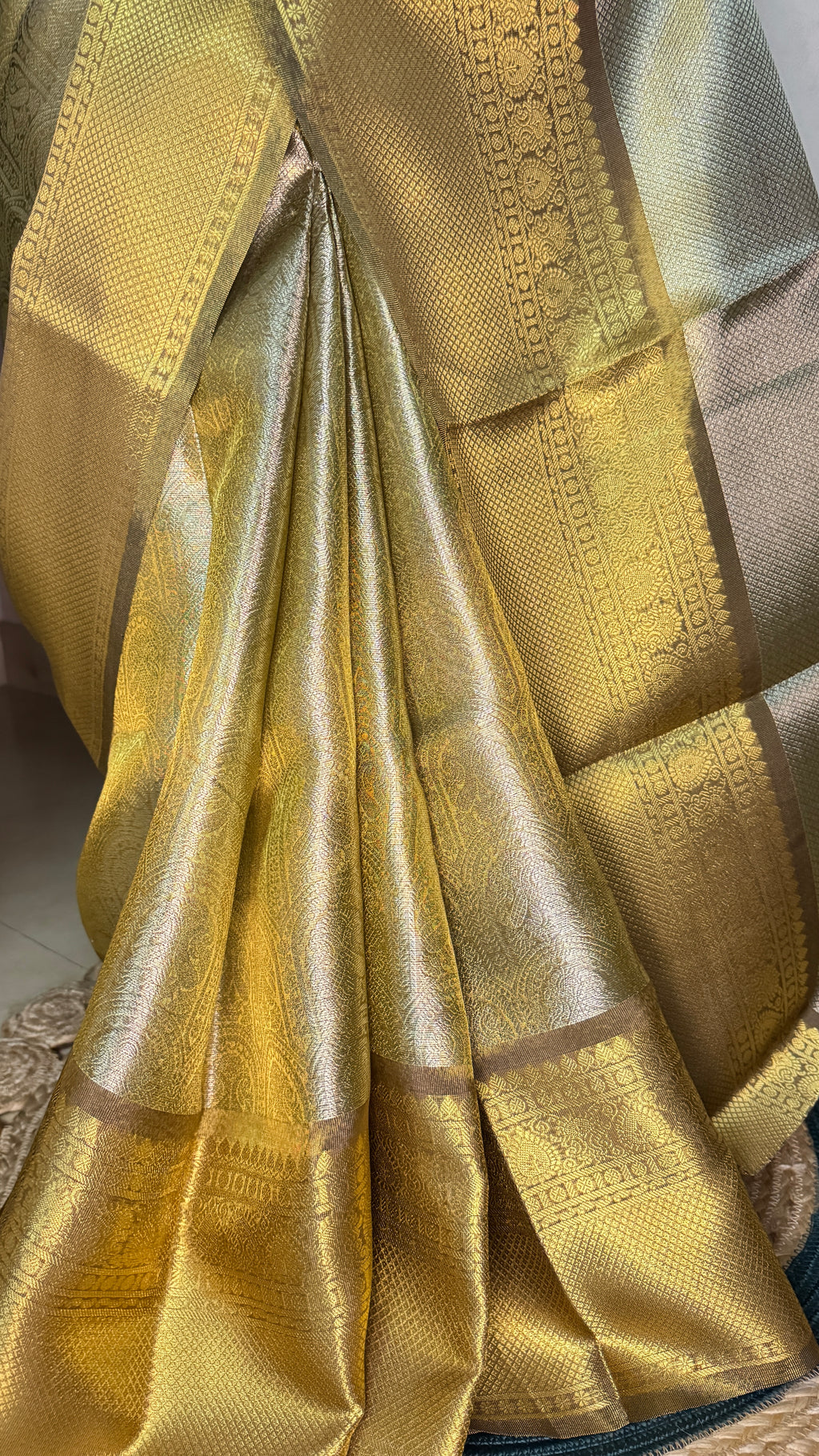 Indian Kanchipuram Traditional Party Saree