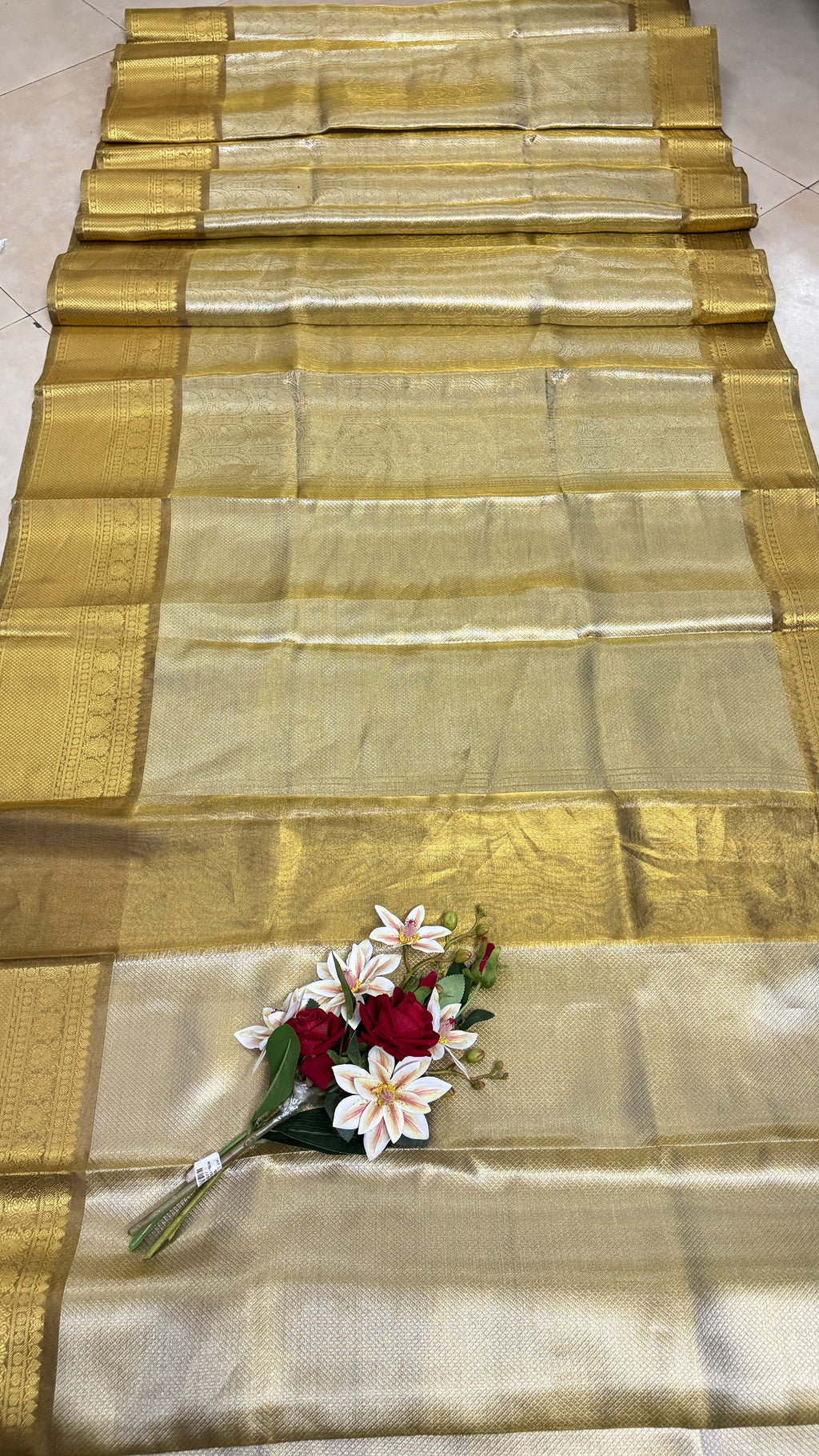 Indian Kanchipuram Traditional Party Saree