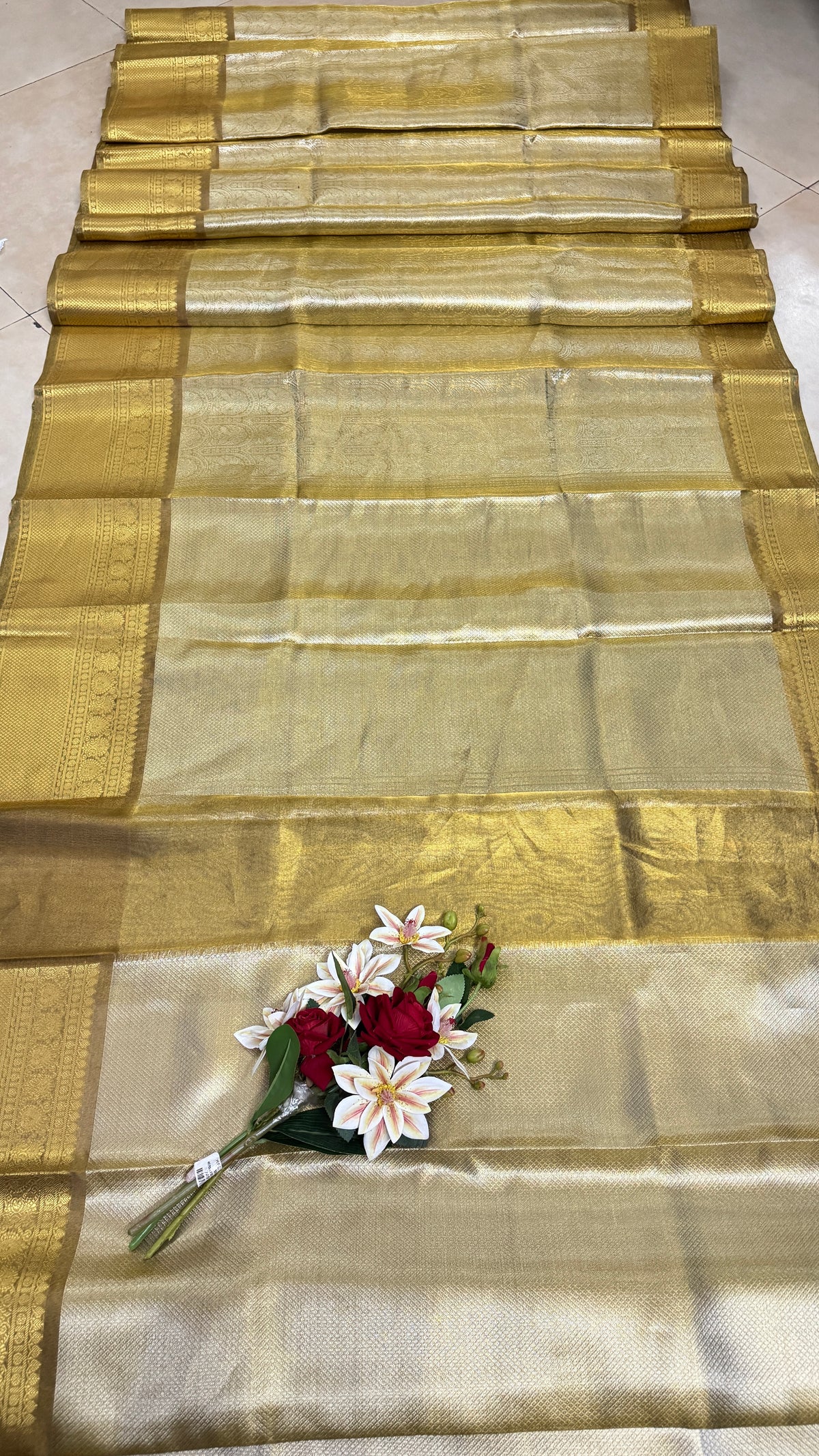 Indian Kanchipuram Traditional Party Saree
