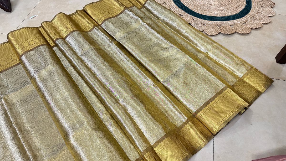 Indian Kanchipuram Traditional Party Saree